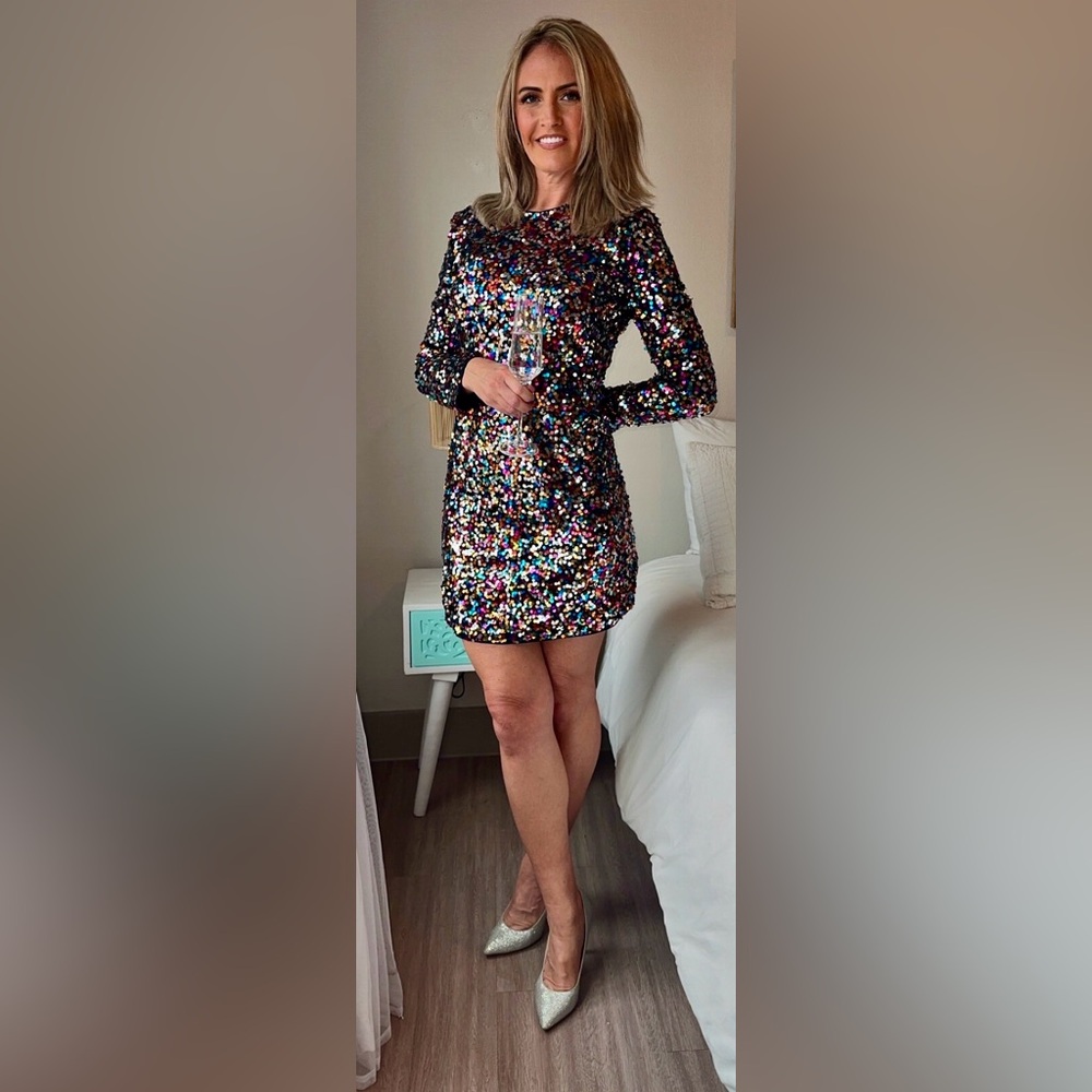 Sequin Multicolor Dress